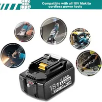 Upgraded To 6.0ah Bl1860b Replacement Battery Compatible With Makita 18v Lithium Battery Bl1860 Bl1815 Bl1820 Bl1830 Bl1840 Bl1850 Lxt-400 With Led Indicator
