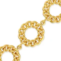 18kt Gold Plated Woven Link Bracelet