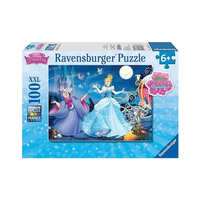 Disney Princess: Adorable Cinderella - 100 Piece Glitter Puzzle