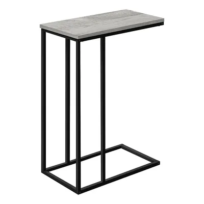 Accent Table 25"h Black Metal