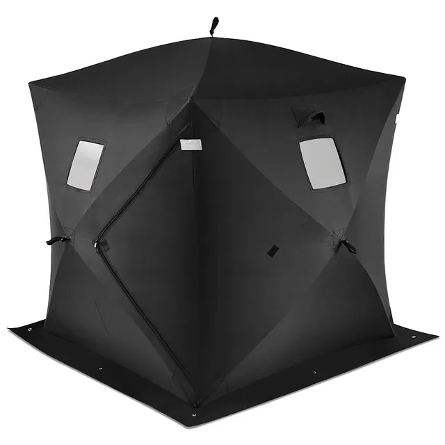 Costway 2-person Portable Pop Up Ice Shelter Fishing Tent Outdoor Fish  Equipment