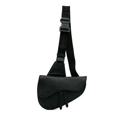 Pre-loved Leather Saddle Crossbody Bag