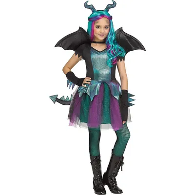 Dark Dragon Girl Costume