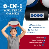 Dual Shot Basketball Arcade Game With 8 Modes Sound Electronic Scoring