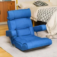 Adjustable Lazy Sofa With Stepless Back & 6-position
