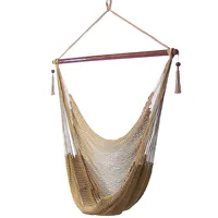 Caribbean Style Xl Hanging Rope Hammock Chair