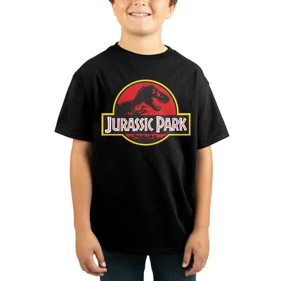 Jurassic Park Logo Kids Black T-shirt