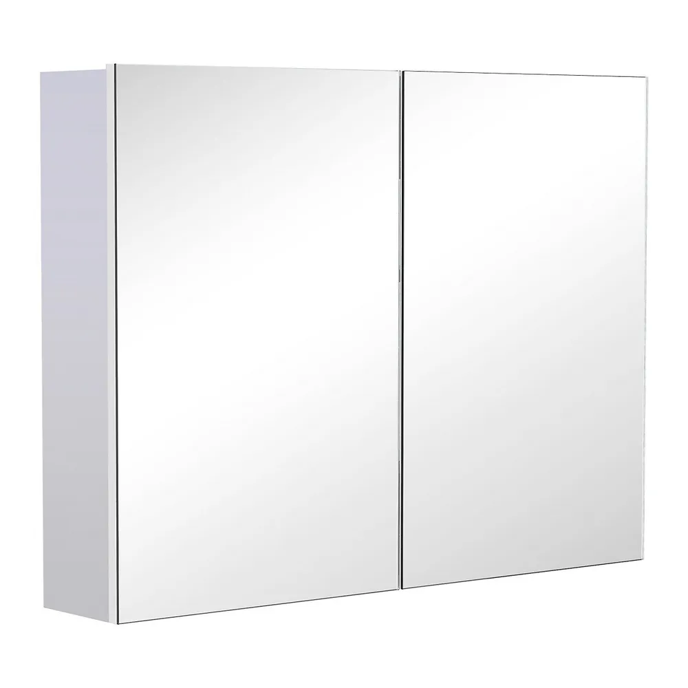 Wall Mount Mirror Cabinet With Adjustable Shelf