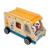 Camper Van Play Set - 13pcs - Toy Rv Caravan For Kids, Ages 3+