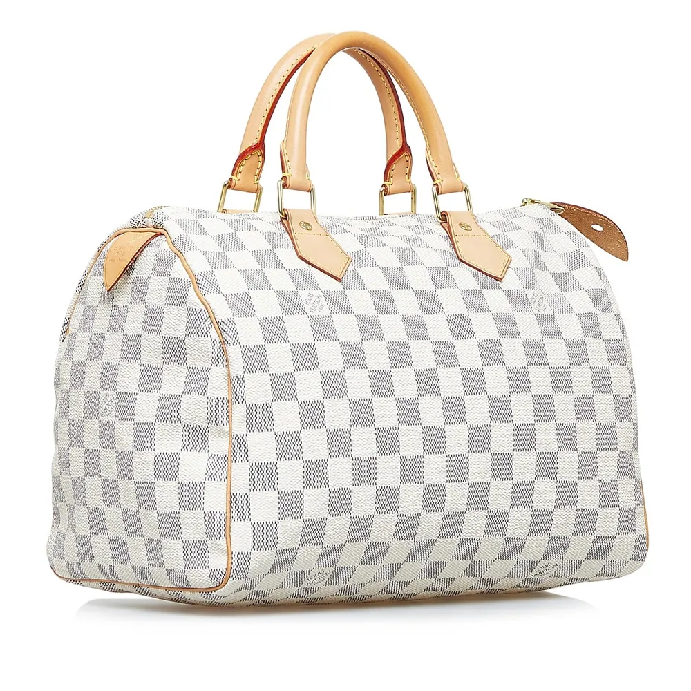  Louis Vuitton, Pre-Loved Damier Azur Speedy