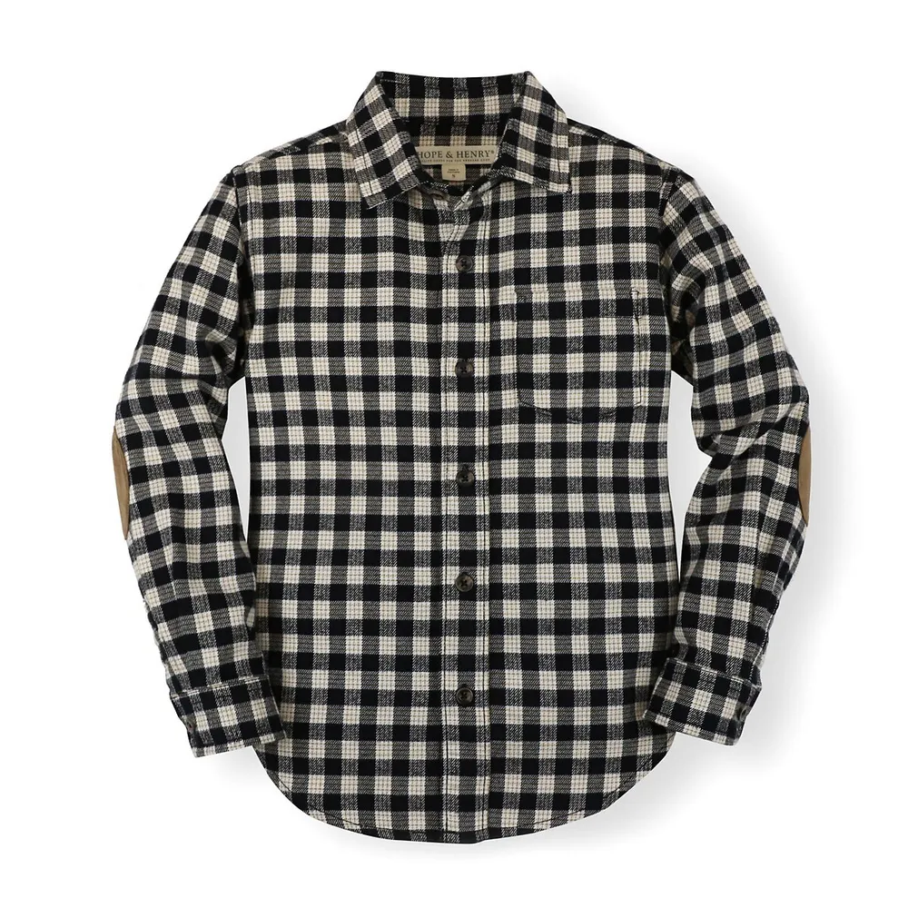 black and white flannel boys
