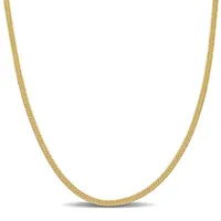 2mm Herringbone Chain Necklace In 10k Yellow Gold