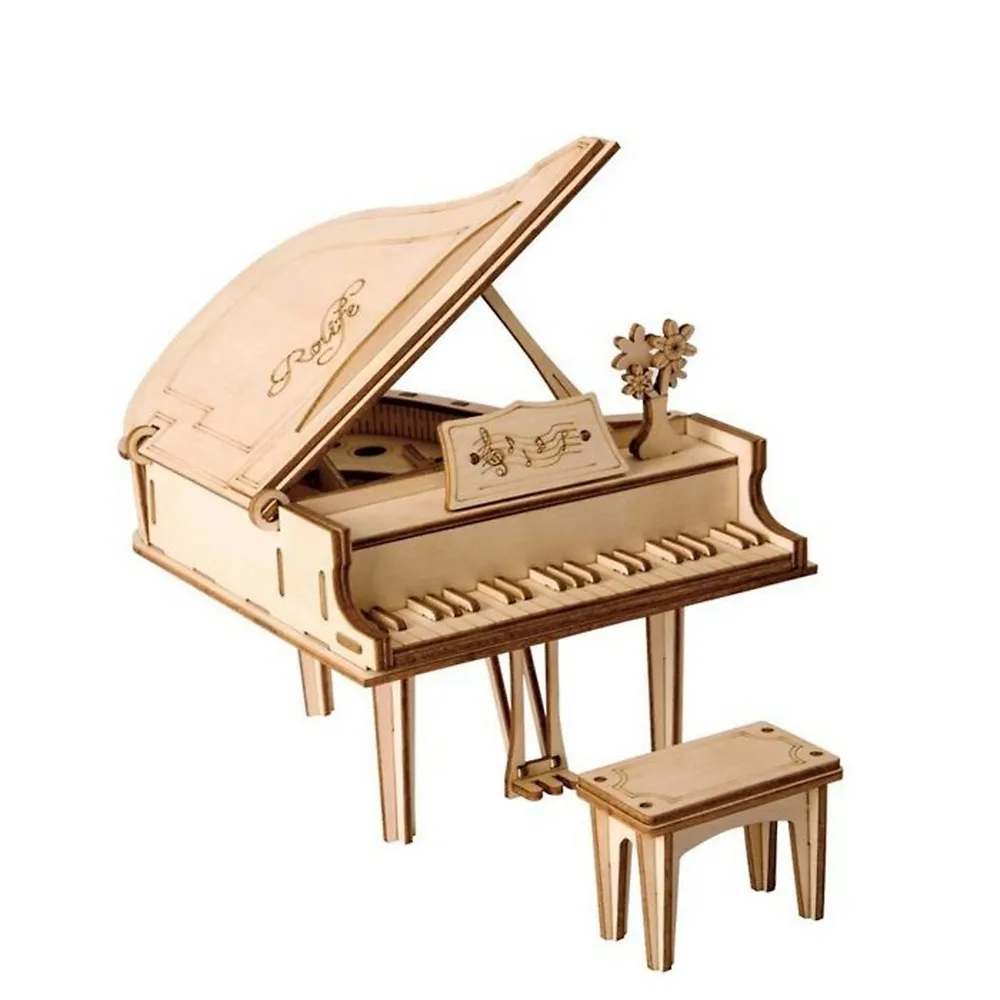 Grand Piano Tg402 3d Wooden Puzzle