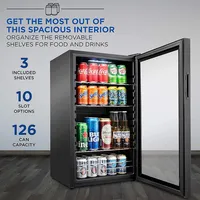 Can Beverage Refrigerator | Freestanding Ultra Cool Mini Drink Fridge