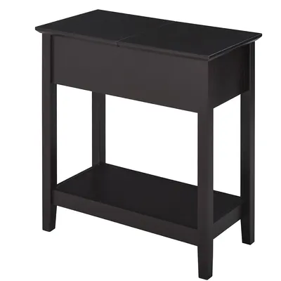 Flip Top Narrow End Side Table