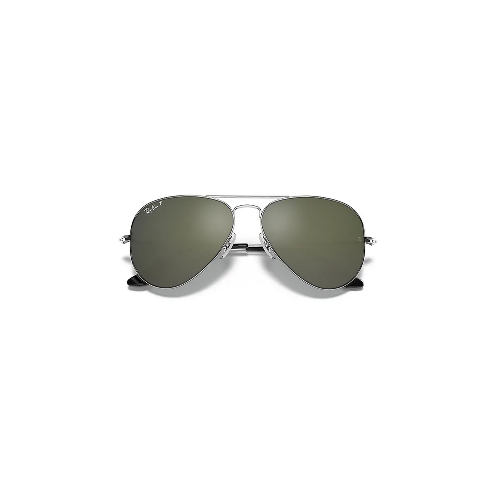 Aviator Mirror Polarized Sunglasses