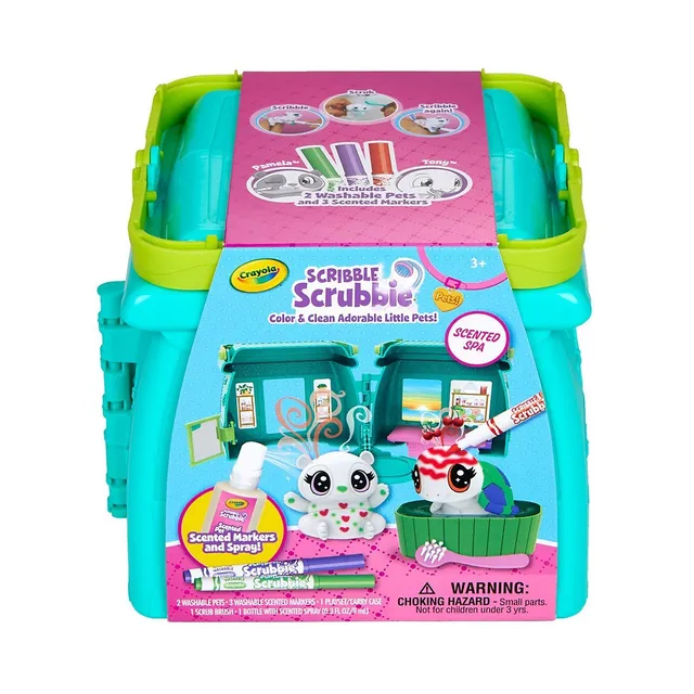 Scribble Scrubbie Pets Seashell Splash Playset, Crayola. com