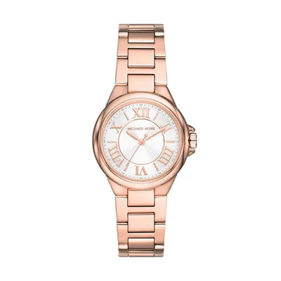 Women's Camille Three-hand, Rose Gold-tone Stainless Steel Watch