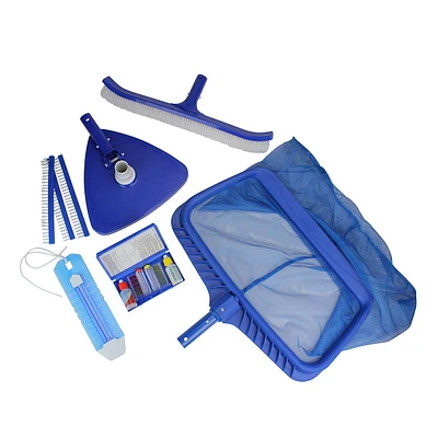 5-piece Deluxe Pool Cleaning Maintenance And Test Kit Set