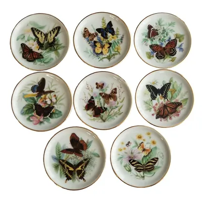 Coaster Set Of 8 Butterflies