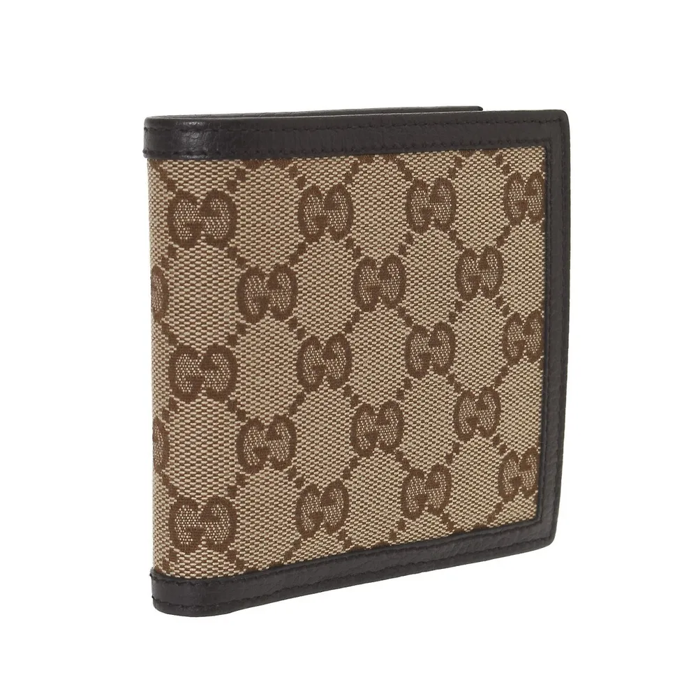 Gucci Men's GG Canvas Bi-Fold Wallet