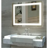 28 x 36 Inch Aluminum Led Wall-mounted Bathroom Mirror ,ultra-thin Makeup Mirror With High Lumen