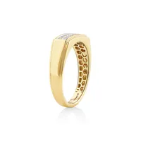Men's Ring With Carat Tw Of Diamonds In 10kt Yellow Gold