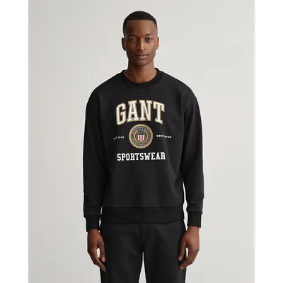D1. Gant Crest Shield Cneck Sweatshirts
