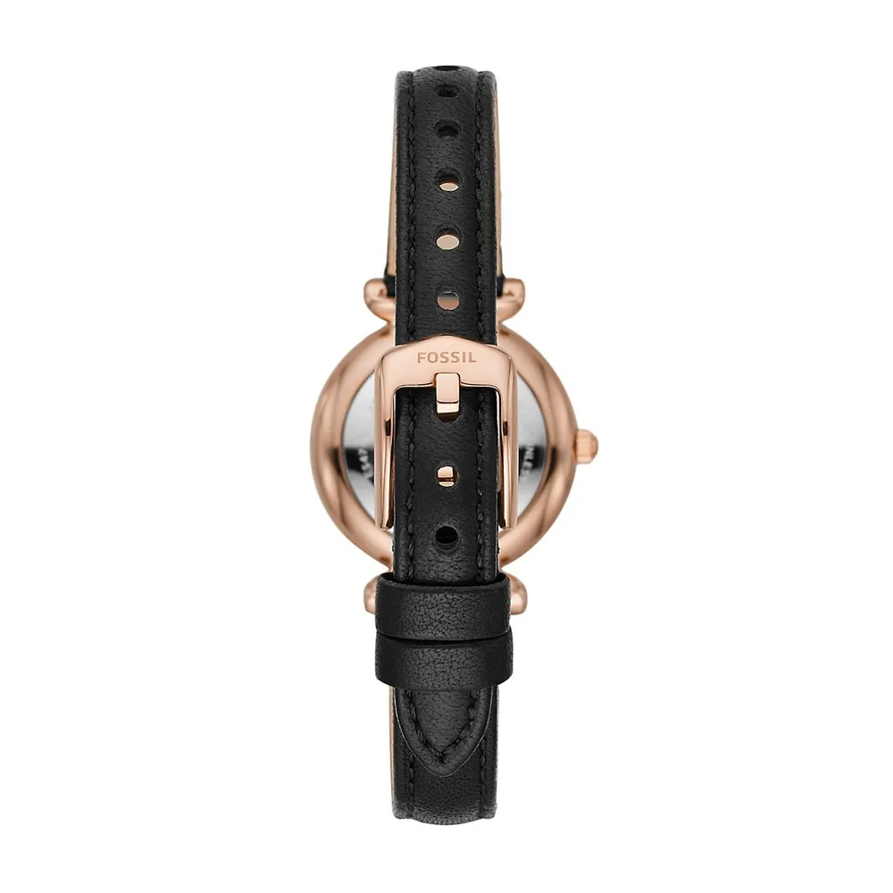 Women's Carlie Mini Three-hand, Rose Gold-tone Stainless Steel Watch