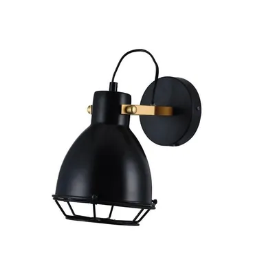 Indoor Wall Light, 9.6 '' Width, From The Virginia Collection, Black