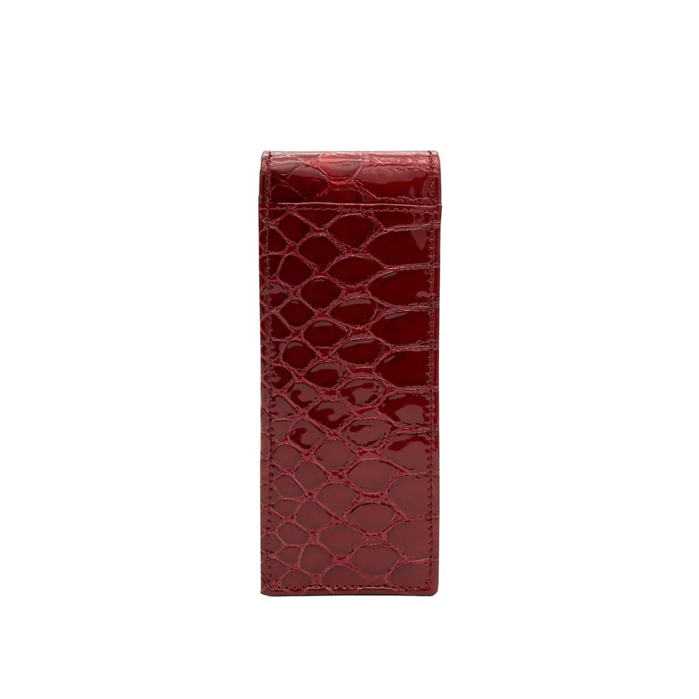 Galope Patent Leather Mini Wallet for Women Red