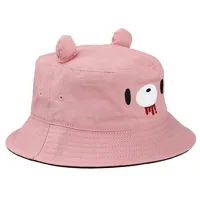 Gloomy Bear Anime Character Big Face 3d Pink Bucket Hat