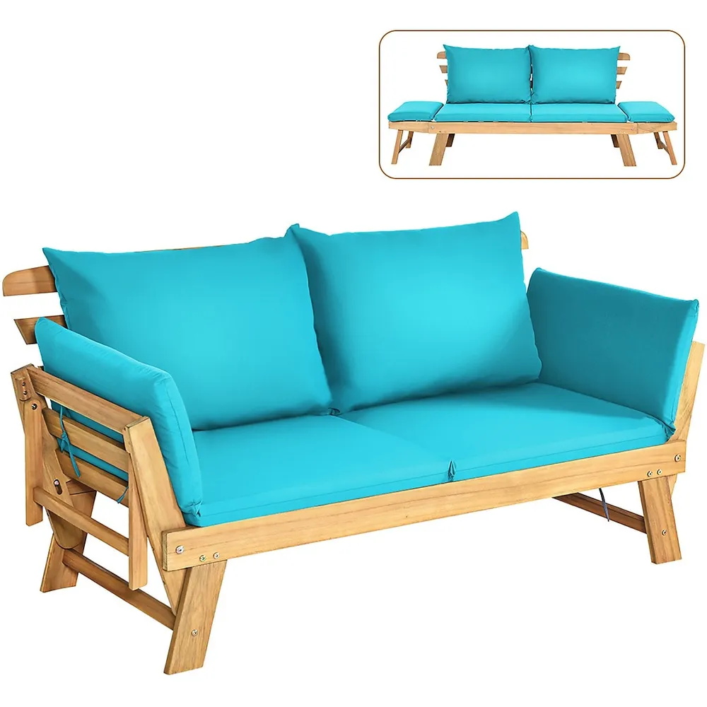 Costway Patio Convertible Sofa Daybed