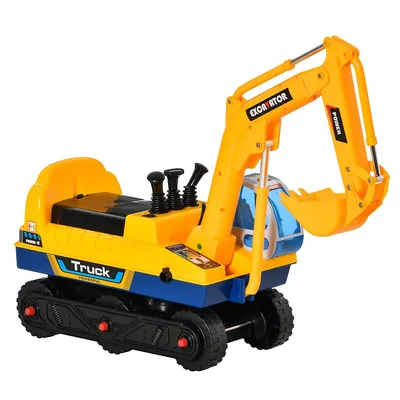 No Power Construction Ride On Excavator Digger