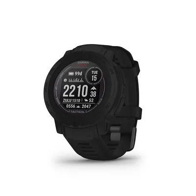 Instinct 2 Solar, Tactical-edition, Rugged Outdoor Watch With Gps, With Solar Charging Capabilities, Multi-gnss Support, Tracback Routing