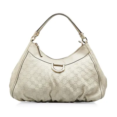 Gucci GG Crystal Medium Abbey D-Ring Hobo