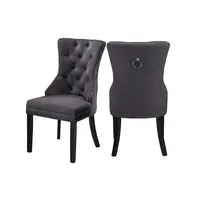 Velvet Dining Chairs, Set Of 2