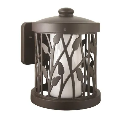 Outdoor Wall Light, 11.41 '' Height, From The Renolds Collection, Black