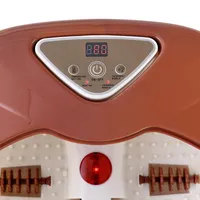 Foot Spa Bath Massager Lcd Display Temperature Control Heat Infrared Bubbles