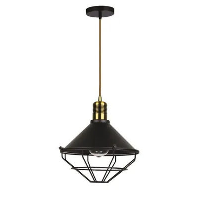 Pendant Light, 9.84 '' Width, From The Elton Collection, Black