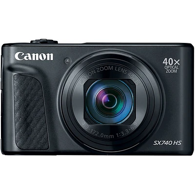 Powershot Sx740 Digital Camera W/40x Optical Zoom & 3 Inch Tilt Lcd - 4k Video, Wi-fi, Nfc, Bluetooth Enabled (black)