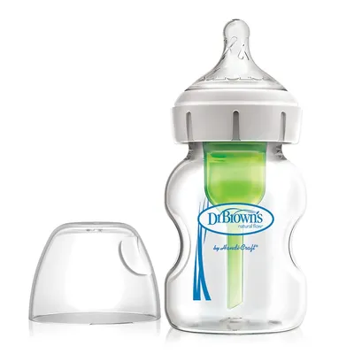 Anti-colic Options+ Wide Neck Glass Baby Bottle