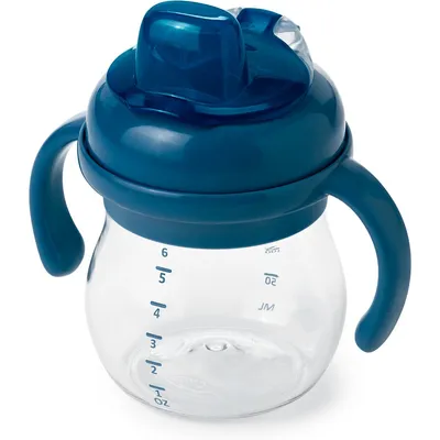 Transitions Soft Spout Sippy Cup With Removable Handles 6oz- Teal