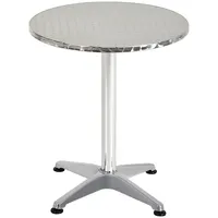 Round Aluminum Bar Table Adjustable Height