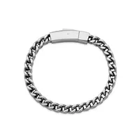6mm Stainless Steel Franco Chain Bracelet