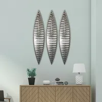 Set Of 3pcs Metal Wall Decorative Mirrors