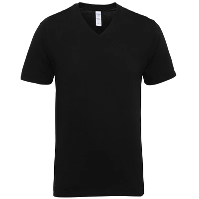 Mens Premium Cotton V Neck Short Sleeve T-shirt