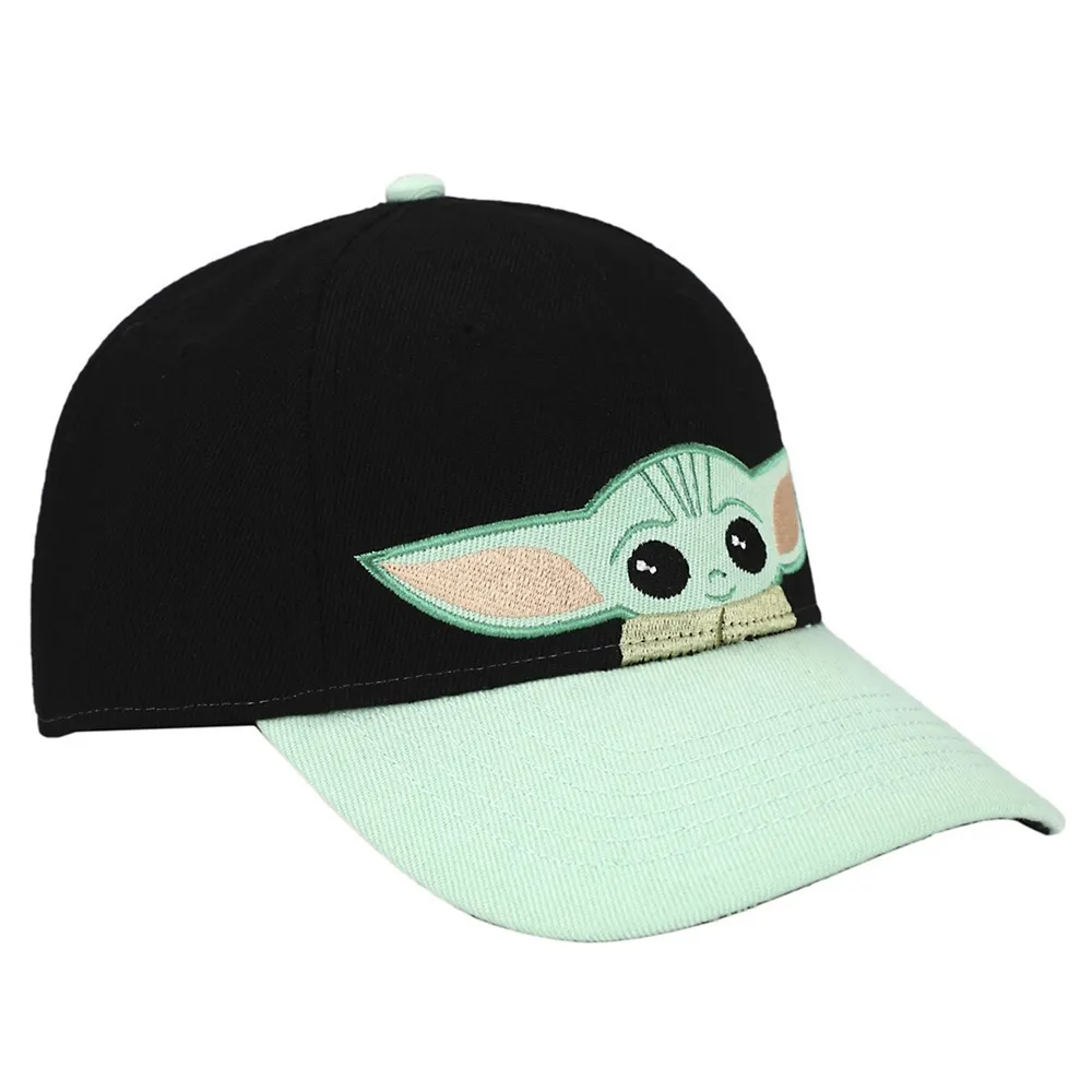 Bioworld Star Wars: The Mandalorian Baby Yoda Peeking Snapback Hat