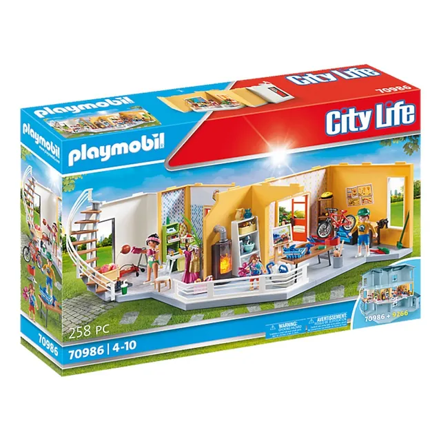 PLAYMOBIL City Life 9266 Modern house, with light and sound effects, from 4  years