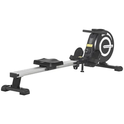 Magnetic Rowing Machine Adjustable With Lcd Digital Monitor